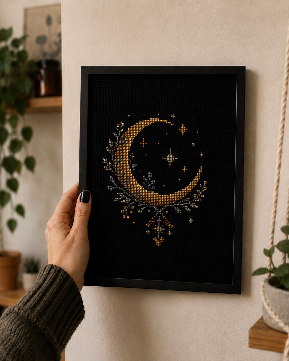Community cross stitch work 6