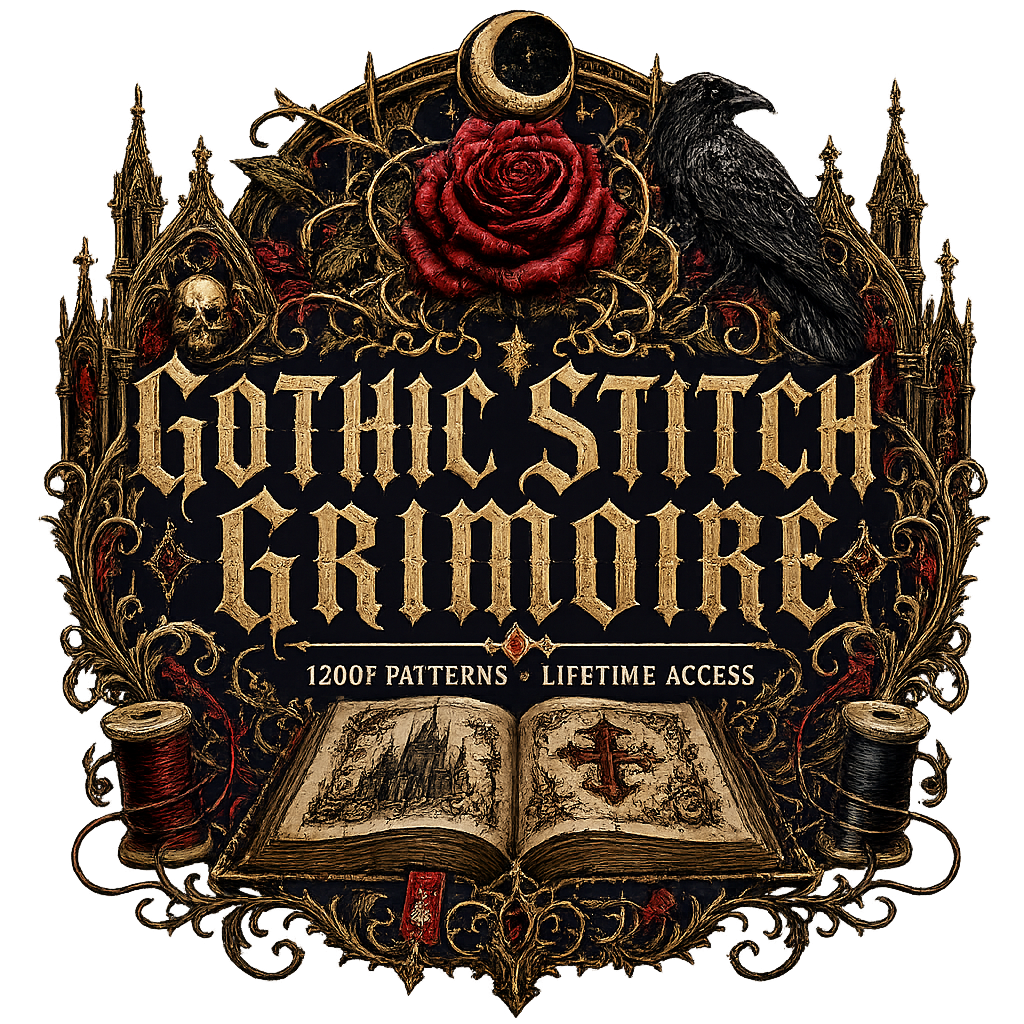 Gothic Stitch Grimoire logo